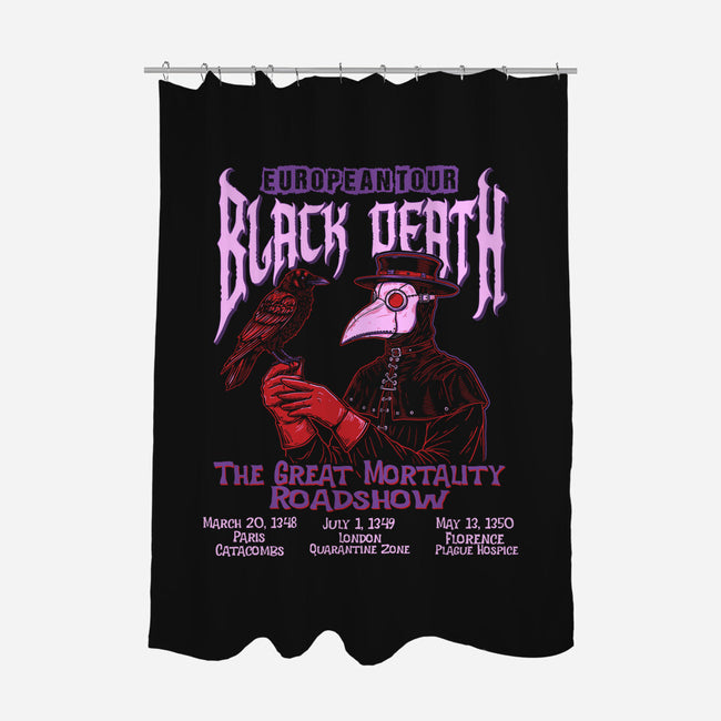 Black Death Euro Tour-None-Polyester-Shower Curtain-P1yu5h