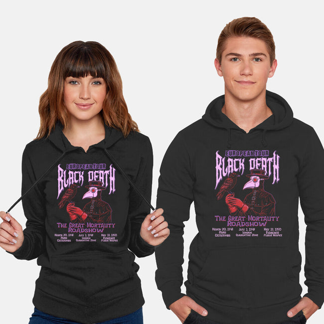 Black Death Euro Tour-Unisex-Pullover-Sweatshirt-P1yu5h