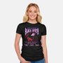 Black Death Euro Tour-Womens-Fitted-Tee-P1yu5h