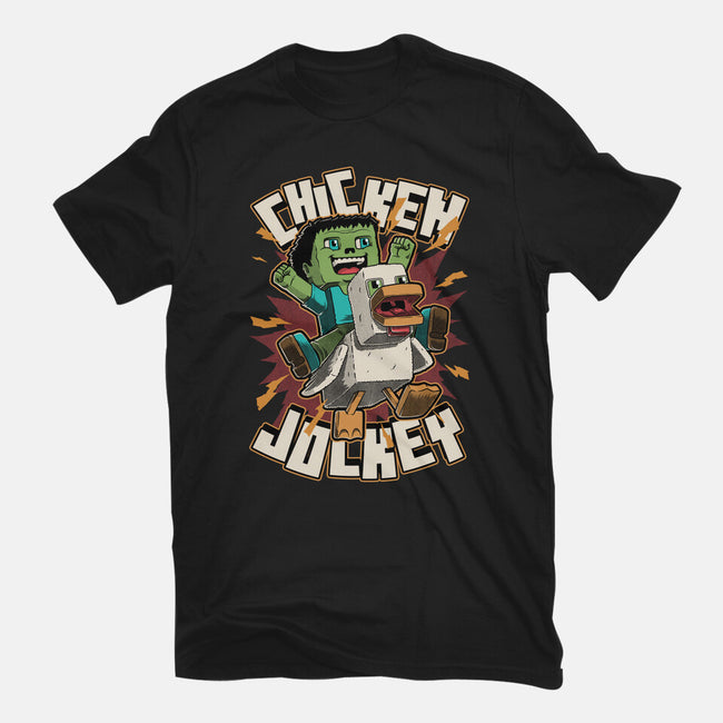 Chicken Kid Cube Game-Mens-Basic-Tee-Studio Mootant