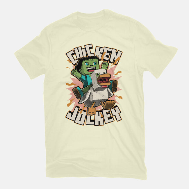 Chicken Kid Cube Game-Mens-Basic-Tee-Studio Mootant