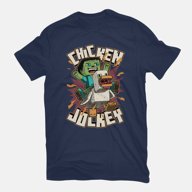 Chicken Kid Cube Game-Mens-Basic-Tee-Studio Mootant