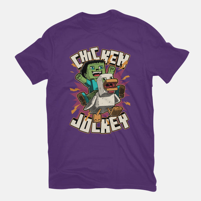 Chicken Kid Cube Game-Mens-Basic-Tee-Studio Mootant