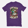 Chicken Kid Cube Game-Mens-Basic-Tee-Studio Mootant