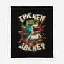 Chicken Kid Cube Game-None-Fleece-Blanket-Studio Mootant