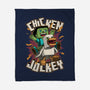 Chicken Kid Cube Game-None-Fleece-Blanket-Studio Mootant