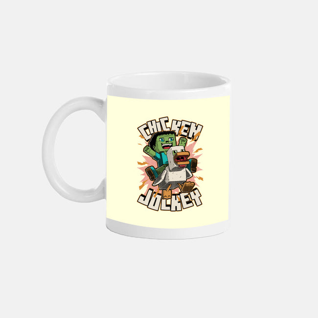 Chicken Kid Cube Game-None-Mug-Drinkware-Studio Mootant