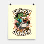 Chicken Kid Cube Game-None-Matte-Poster-Studio Mootant