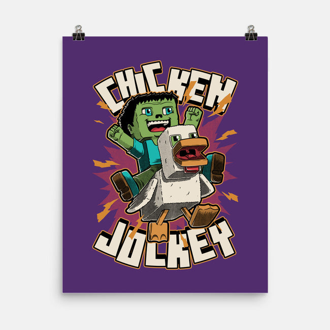 Chicken Kid Cube Game-None-Matte-Poster-Studio Mootant