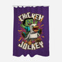 Chicken Kid Cube Game-None-Polyester-Shower Curtain-Studio Mootant