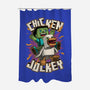 Chicken Kid Cube Game-None-Polyester-Shower Curtain-Studio Mootant