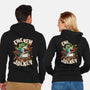 Chicken Kid Cube Game-Unisex-Zip-Up-Sweatshirt-Studio Mootant