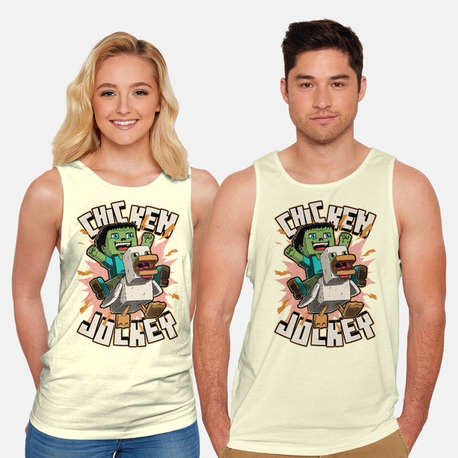 Chicken Kid Cube Game-Unisex-Basic-Tank-Studio Mootant