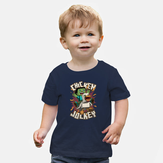 Chicken Kid Cube Game-Baby-Basic-Tee-Studio Mootant