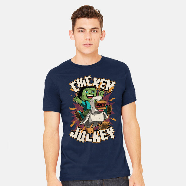 Chicken Kid Cube Game-Mens-Heavyweight-Tee-Studio Mootant