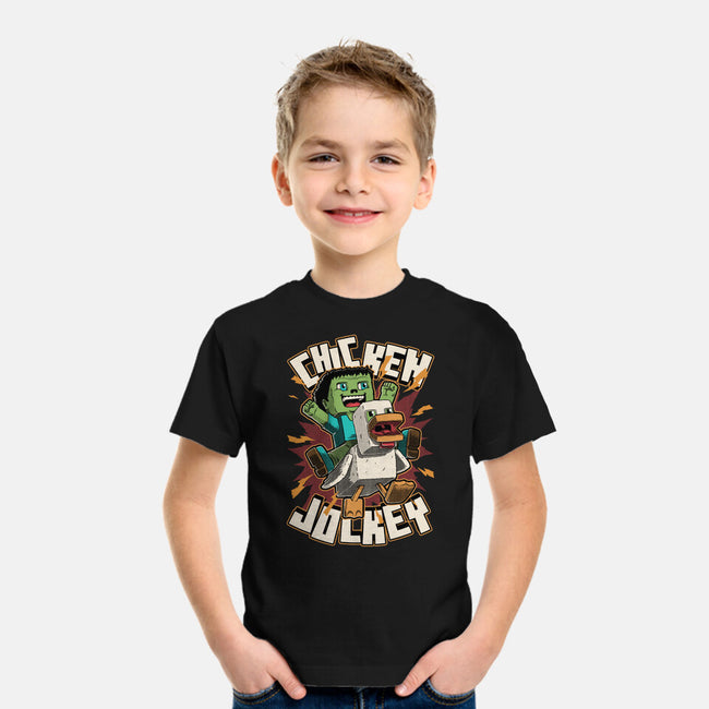 Chicken Kid Cube Game-Youth-Basic-Tee-Studio Mootant