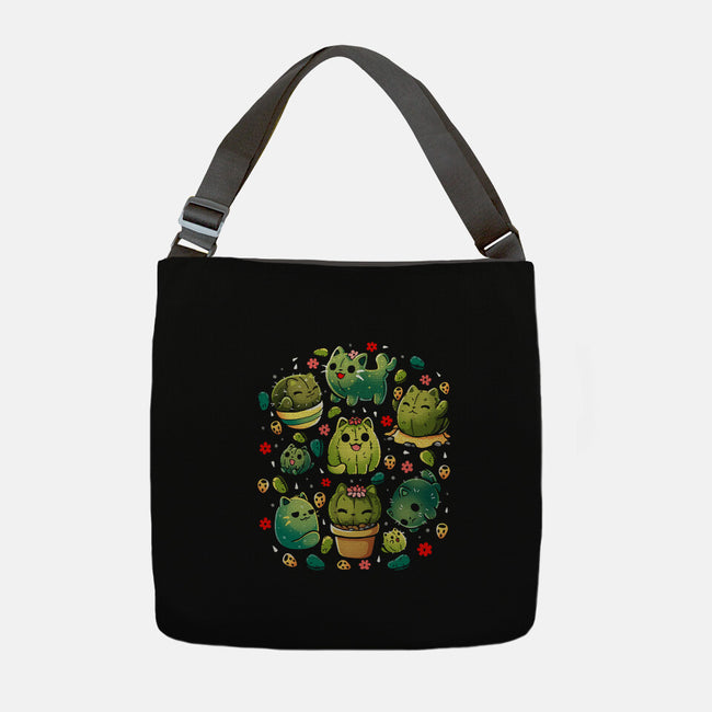 Cattus Fam-None-Adjustable Tote-Bag-Vallina84