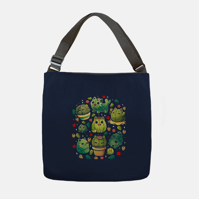 Cattus Fam-None-Adjustable Tote-Bag-Vallina84
