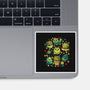 Cattus Fam-None-Glossy-Sticker-Vallina84