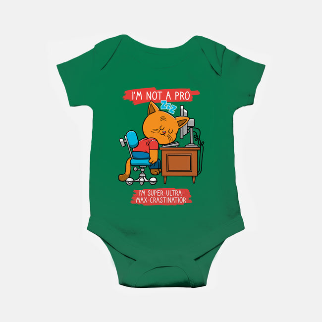 Expert Procrastinator-Baby-Basic-Onesie-imisko