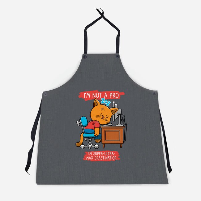 Expert Procrastinator-Unisex-Kitchen-Apron-imisko