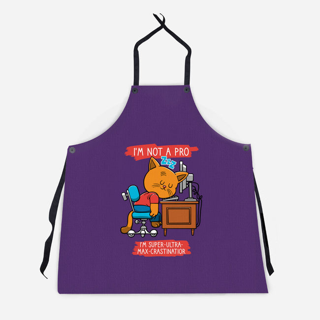 Expert Procrastinator-Unisex-Kitchen-Apron-imisko