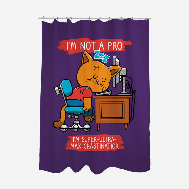Expert Procrastinator-None-Polyester-Shower Curtain-imisko