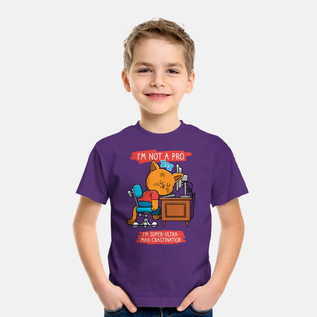 Expert Procrastinator-Youth-Basic-Tee-imisko