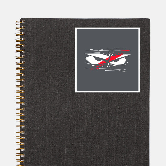 Samurai Eyes-None-Glossy-Sticker-nickzzarto