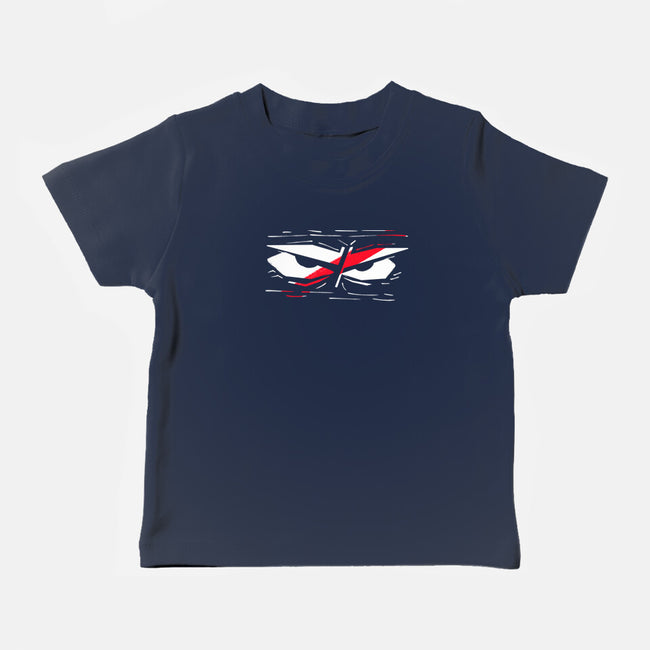 Samurai Eyes-Baby-Basic-Tee-nickzzarto