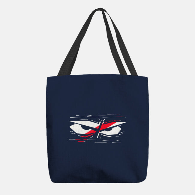 Samurai Eyes-None-Basic Tote-Bag-nickzzarto