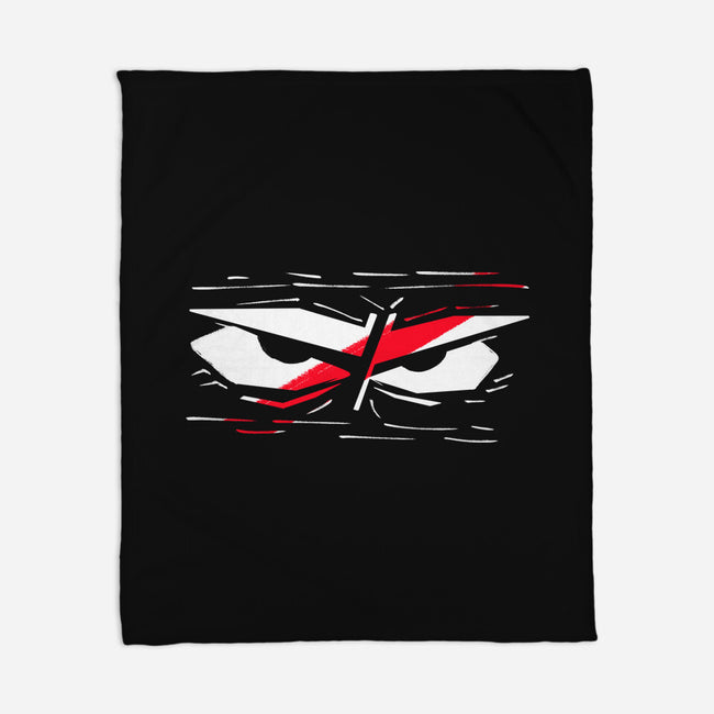 Samurai Eyes-None-Fleece-Blanket-nickzzarto