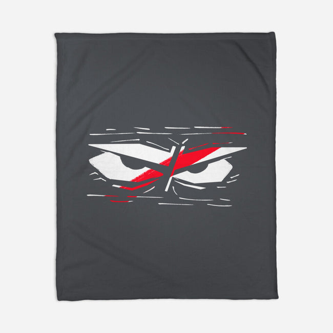 Samurai Eyes-None-Fleece-Blanket-nickzzarto