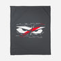 Samurai Eyes-None-Fleece-Blanket-nickzzarto