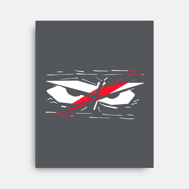 Samurai Eyes-None-Stretched-Canvas-nickzzarto