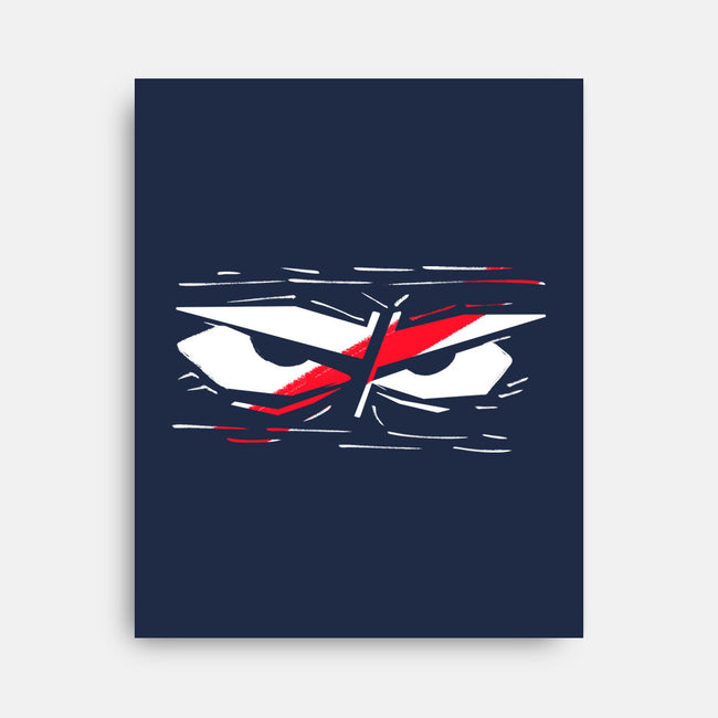 Samurai Eyes-None-Stretched-Canvas-nickzzarto