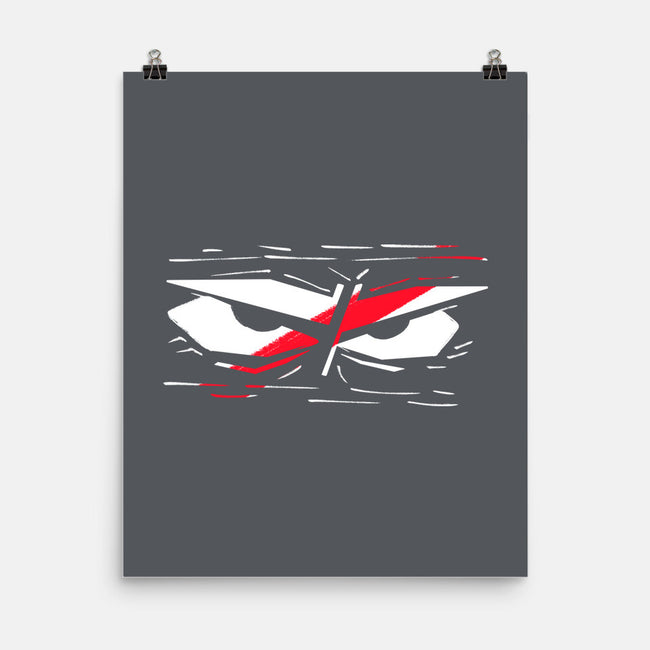 Samurai Eyes-None-Matte-Poster-nickzzarto