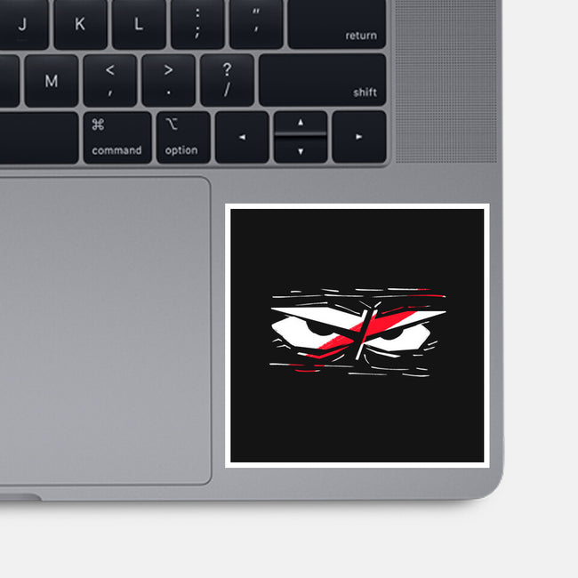 Samurai Eyes-None-Glossy-Sticker-nickzzarto