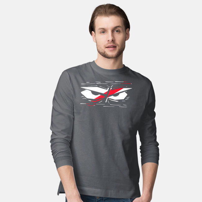 Samurai Eyes-Mens-Long Sleeved-Tee-nickzzarto