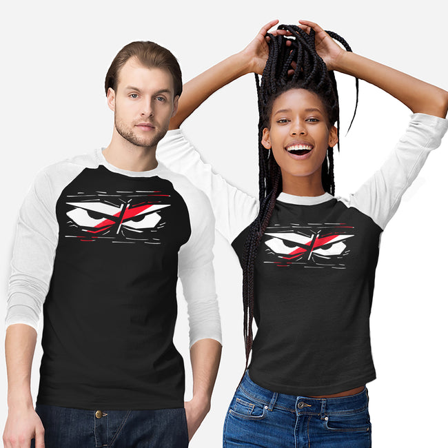 Samurai Eyes-Unisex-Baseball-Tee-nickzzarto