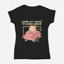 I Am Going Insane-Womens-V-Neck-Tee-NemiMakeit