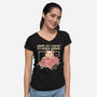 I Am Going Insane-Womens-V-Neck-Tee-NemiMakeit