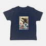 Orca In Japan Woodblock-Baby-Basic-Tee-DrMonekers