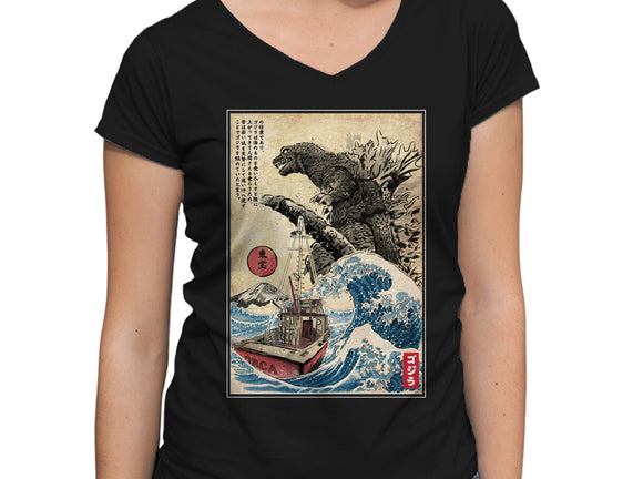 Orca In Japan Woodblock