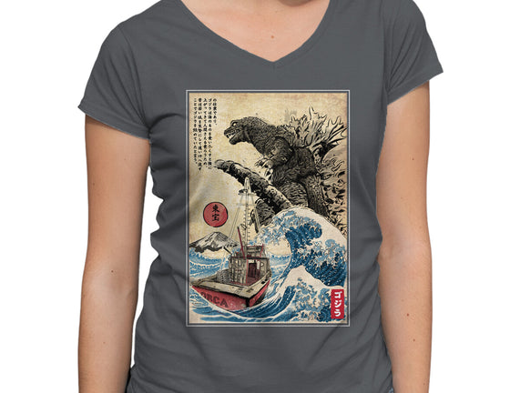Orca In Japan Woodblock