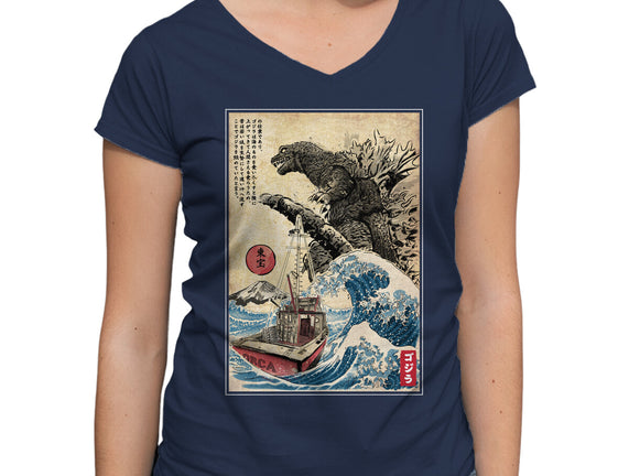 Orca In Japan Woodblock