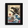 Orca In Japan Woodblock-None-Stretched-Canvas-DrMonekers