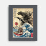 Orca In Japan Woodblock-None-Stretched-Canvas-DrMonekers