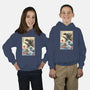Orca In Japan Woodblock-Youth-Pullover-Sweatshirt-DrMonekers