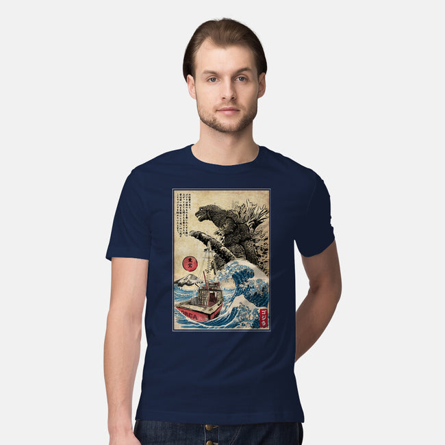 Orca In Japan Woodblock-Mens-Premium-Tee-DrMonekers